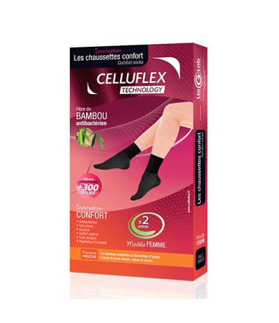 Chaussettes Confort Celluflex Technology Femme boite de 2 paires
