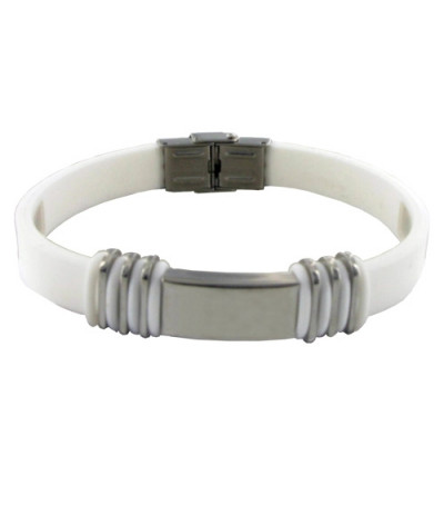Bracelet Equilibre POWERACTION METAL Taille Unique Blanc Bracelet Equilibre POWERACTION METAL Taille Unique Blanc
