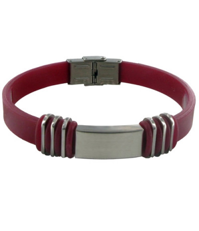 Bracelet Equilibre POWERACTION METAL Taille Unique Bordeaux Bracelet Equilibre POWERACTION METAL Taille Unique Bordeaux