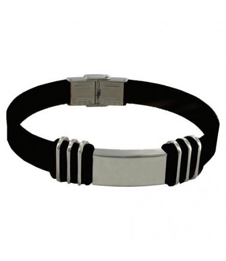 Bracelet Equilibre POWERACTION METAL Taille Unique Noir