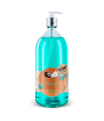 Gel douche Monoi 1L Les Petits Bains de Provence