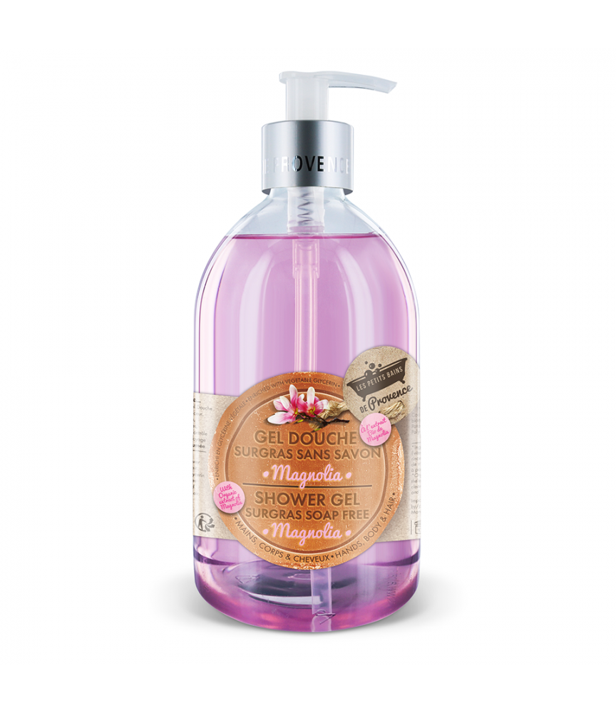 Gel douche Magnolia 500ml Les Petits Bains de Provence Gel douche Magnolia 500ml Les Petits Bains de Provence