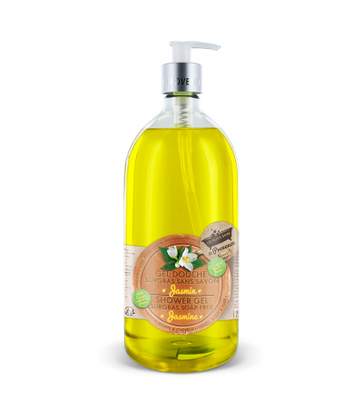Gel douche Jasmin 1L Les Petits Bains de Provence Gel douche Jasmin 1L Les Petits Bains de Provence