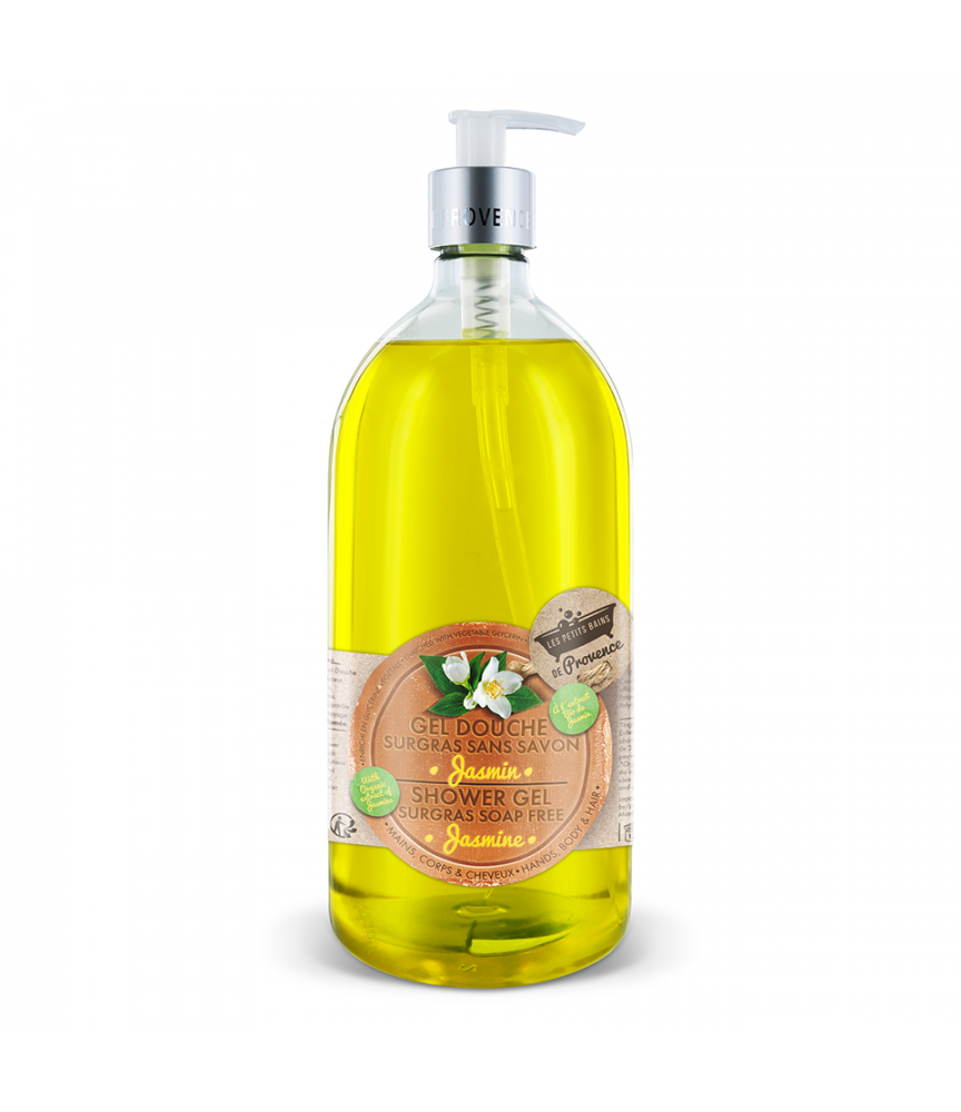 Gel douche Jasmin 1L Les Petits Bains de Provence Gel douche Jasmin 1L Les Petits Bains de Provence