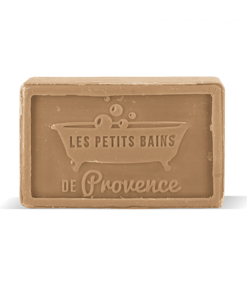 Savon de Marseille Miel/Vanille Pain 100g Les Petits Bains de Provence