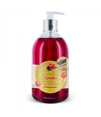 Savon liquide Grenade 500 ml Les Petits Bains de Provence Savon liquide Grenade 500 ml Les Petits Bains de Provence