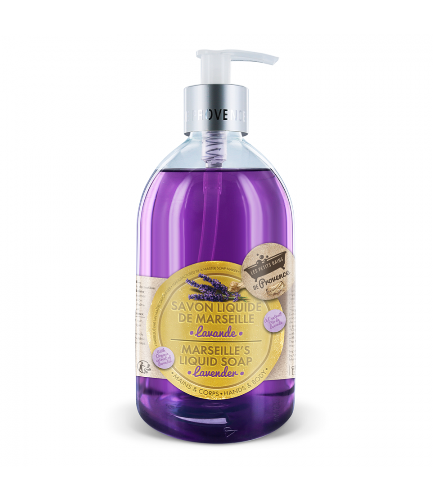 Savon liquide Lavande 500 ml Les Petits Bains de Provence Savon liquide Lavande 500 ml Les Petits Bains de Provence