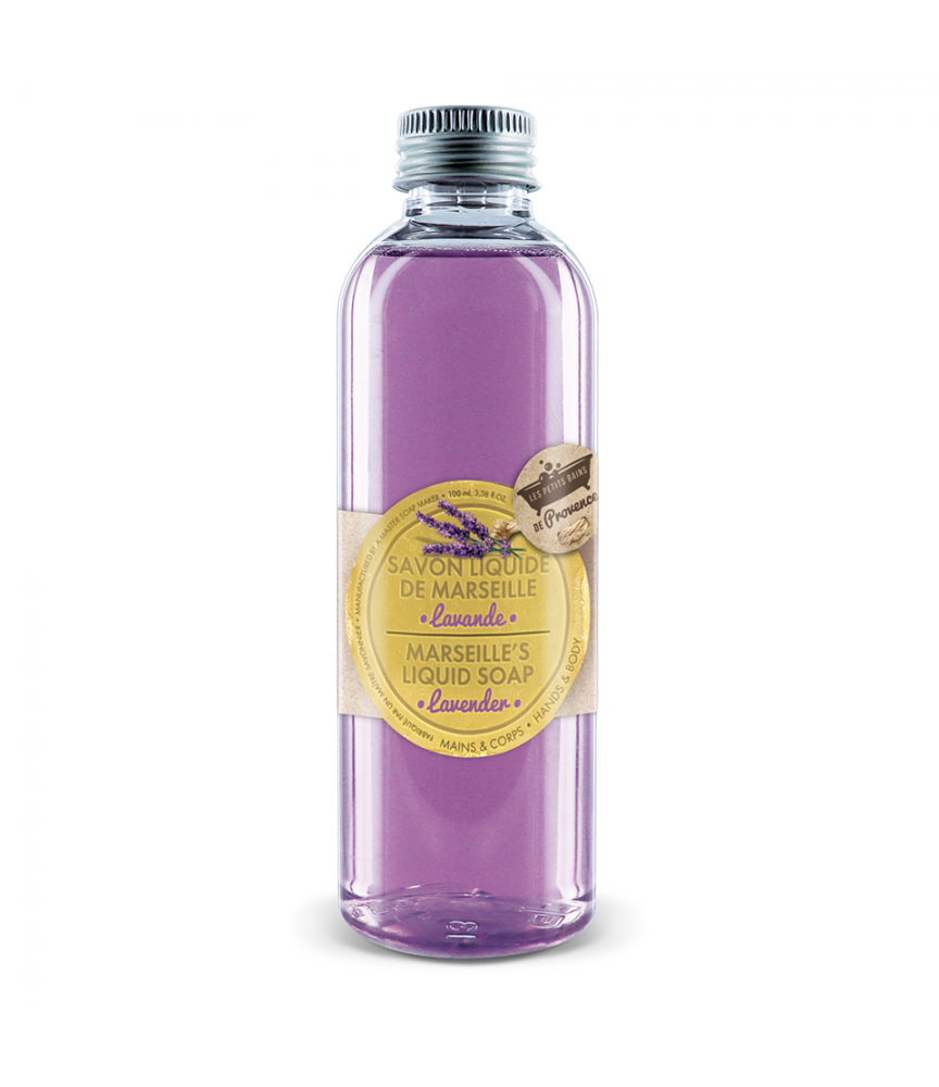 Savon liquide Lavande 100ml Les Petits Bains de Provence Savon liquide Lavande 100ml Les Petits Bains de Provence