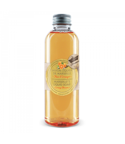 Savon liquide Fleur d'Oranger 100ml Les Petits Bains de Provence Savon liquide Fleur d'Oranger 100ml Les Petits Bains de Provence