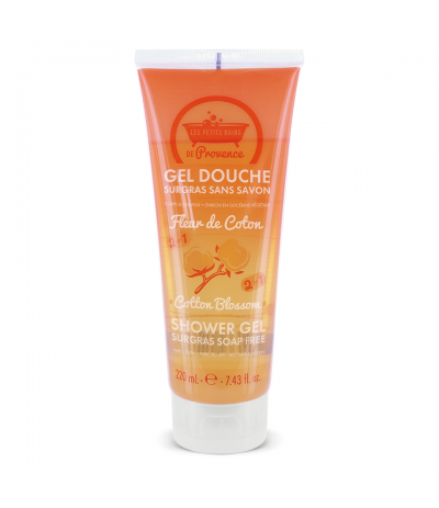 Gel douche Fleur de Coton 220 ml Les Petits Bains de Provence