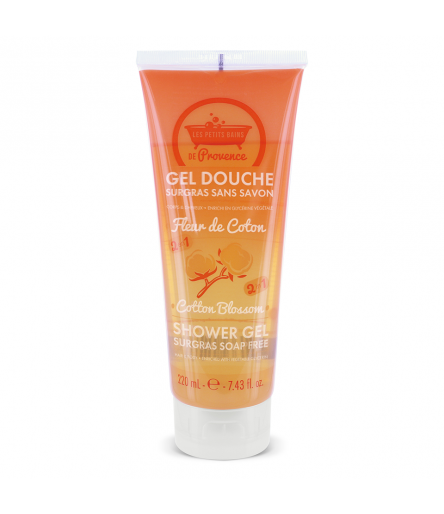 Gel douche Fleur de Coton 220 ml Les Petits Bains de Provence