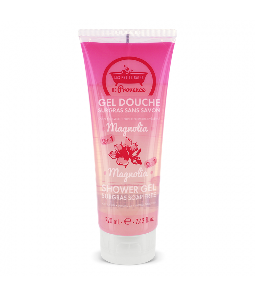 Gel douche Magnolia 220 ml Les Petits Bains de Provence Gel douche Magnolia 220 ml Les Petits Bains de Provence