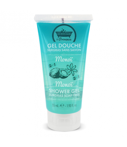 Gel douche Monoï 55 ml Les Petits Bains de Provence