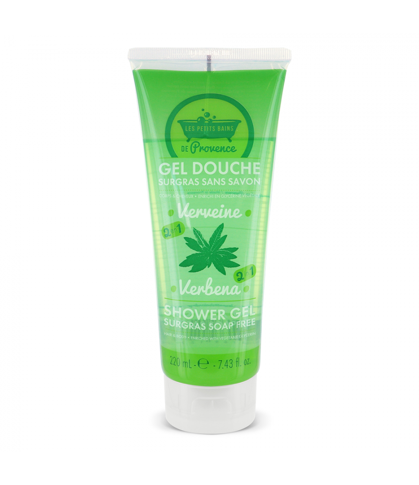 Gel douche Verveine 220 ml Les Petits Bains de Provence Gel douche Verveine 220 ml Les Petits Bains de Provence