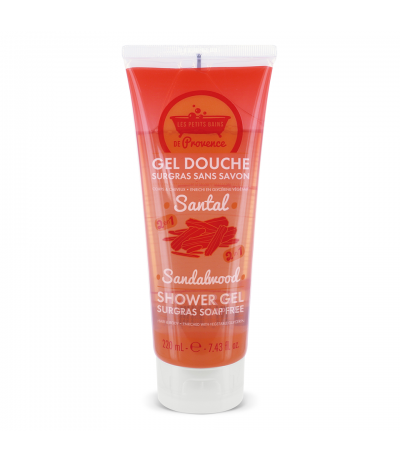 Gel douche Santal 220 ml Les Petits Bains de Provence