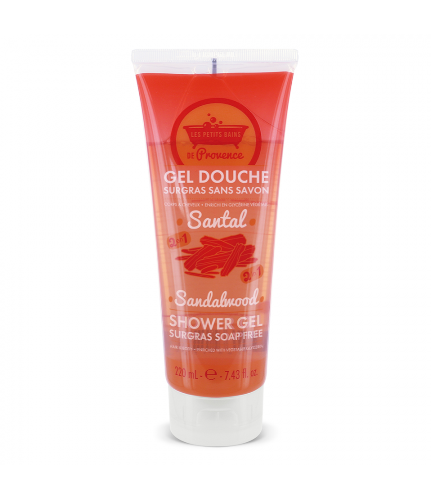 Gel douche Santal 220 ml Les Petits Bains de Provence