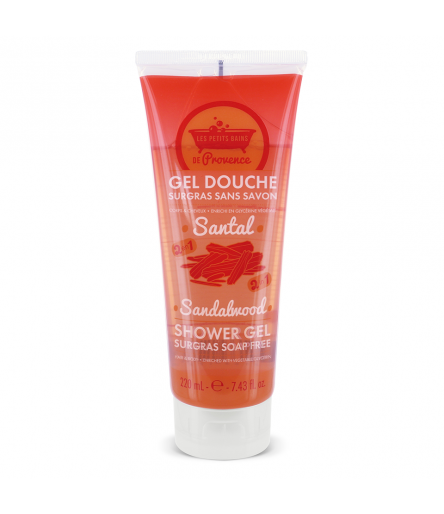 Gel douche Santal 220 ml Les Petits Bains de Provence