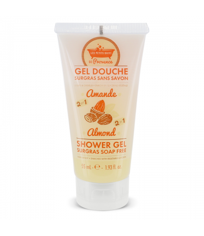 Gel douche Amande 55 ml Les Petits Bains de Provence