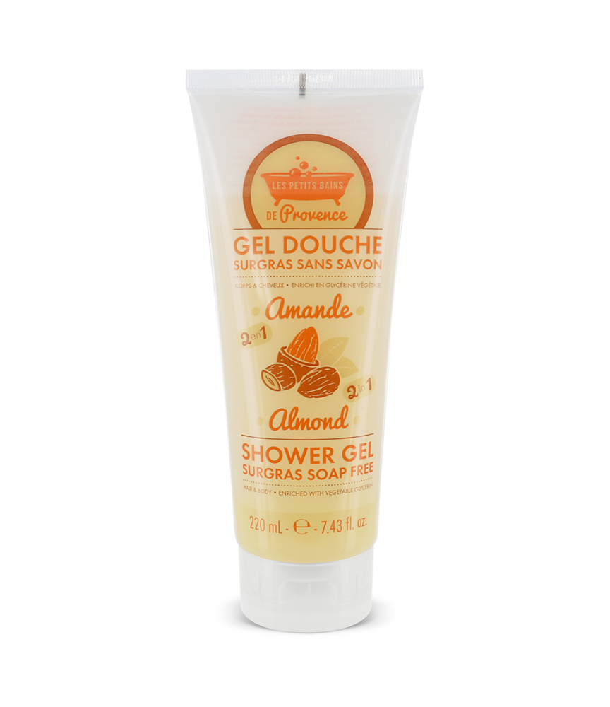 Gel douche Amande 220 ml Les Petits Bains de Provence