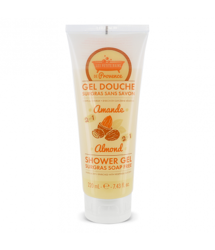 Gel douche Amande 220 ml Les Petits Bains de Provence