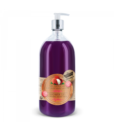 Gel douche Litchi 1L Les Petits Bains de Provence Gel douche Litchi 1L Les Petits Bains de Provence