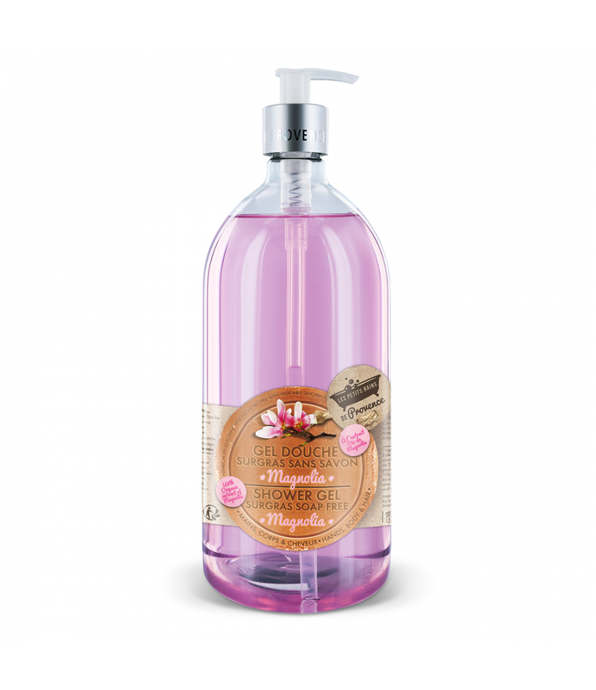 Gel douche Magnolia 1L Les Petits Bains de Provence