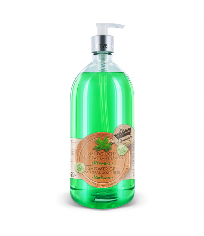 Gel douche Verveine 1L Les Petits Bains de Provence Gel douche Verveine 1L Les Petits Bains de Provence