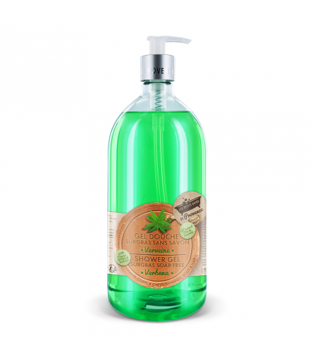 Gel douche Verveine 1L Les Petits Bains de Provence