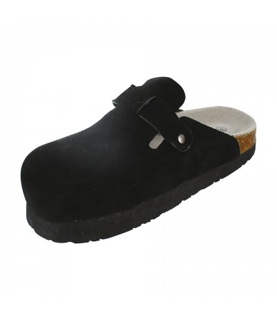 Sabot Daim Silhouette Confort Noir Sabot Daim Silhouette Confort Noir