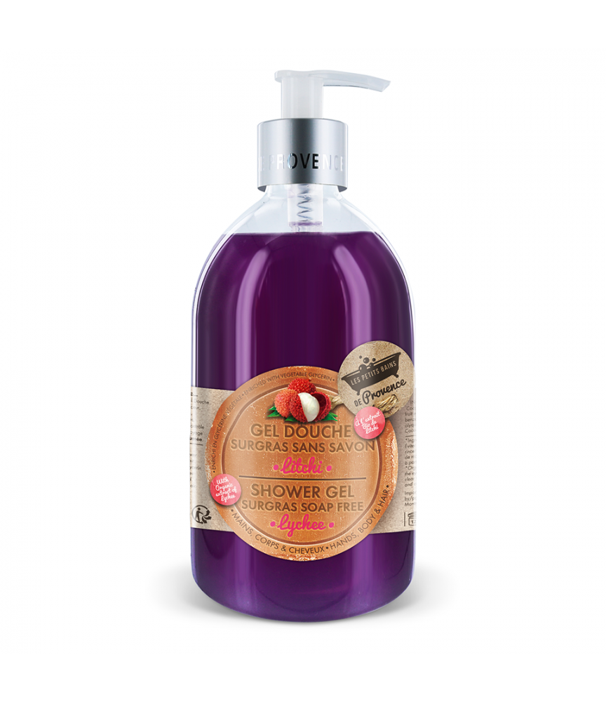 Gel douche 500ml Litchi Les Petits Bains de Provence Gel douche 500ml Litchi Les Petits Bains de Provence