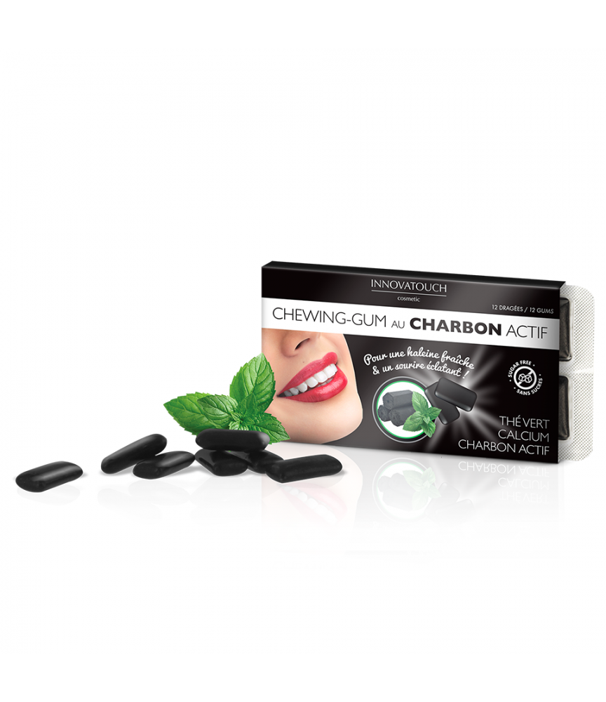 Chewing-gum au Charbon Actif Innovatouch Cosmetic