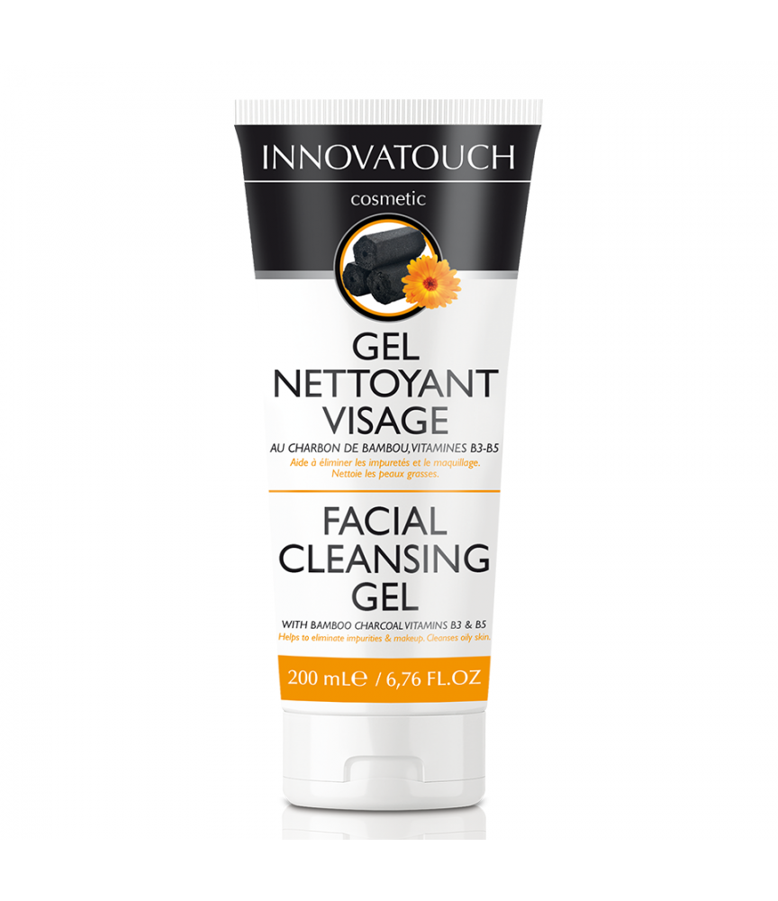 Gel Nettoyant Visage au Charbon 200ml Innovatouch Cosmetic