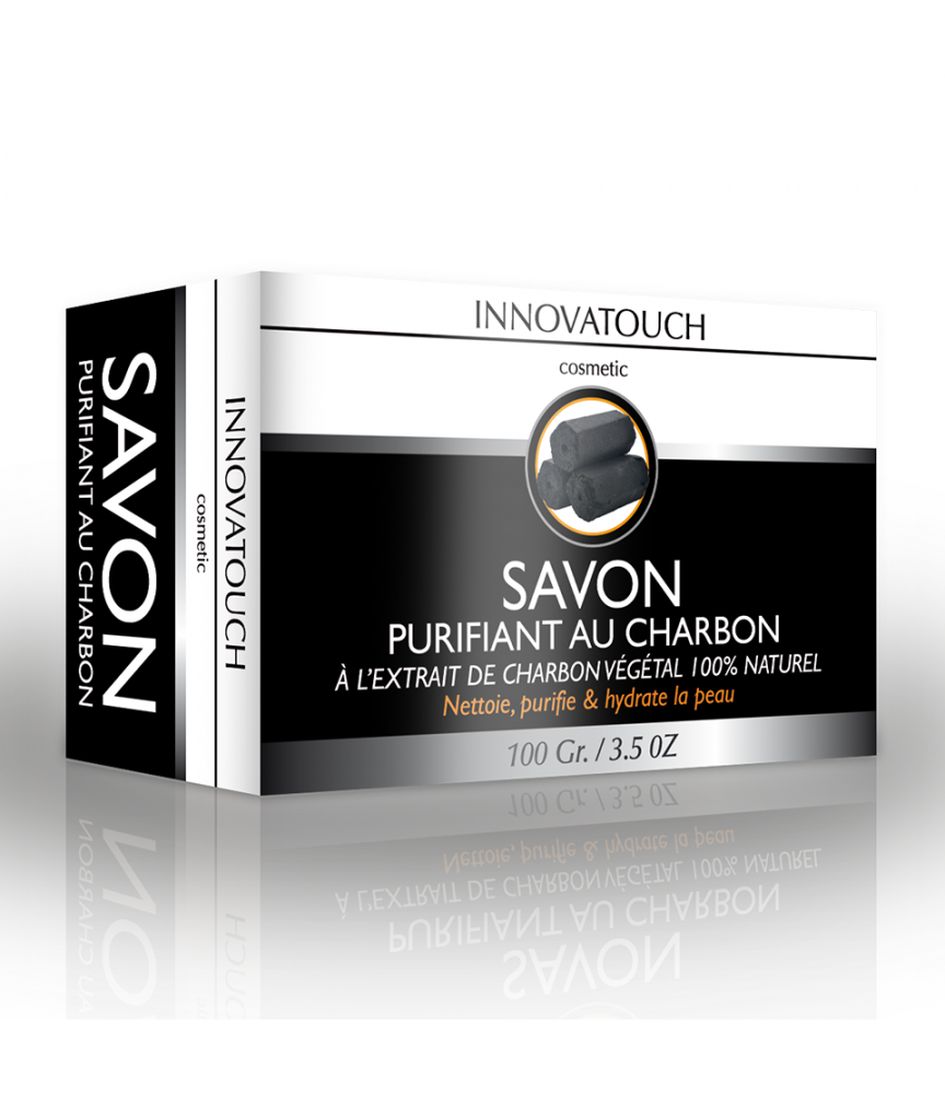 Savon purifiant au Charbon Innovatouch Cosmetic