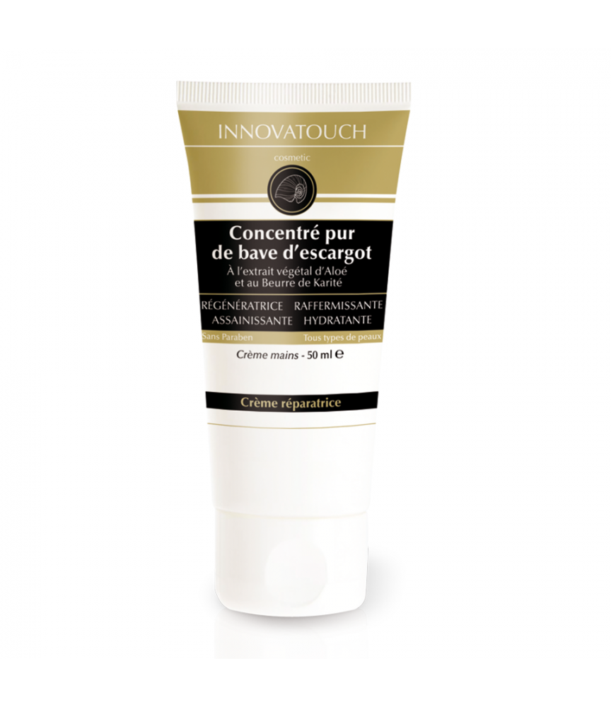 Crème mains au concentré pur de bave d'escargot Innovatouch Cosmetic Crème mains au concentré pur de bave d'escargot Innovatouch Cosmetic