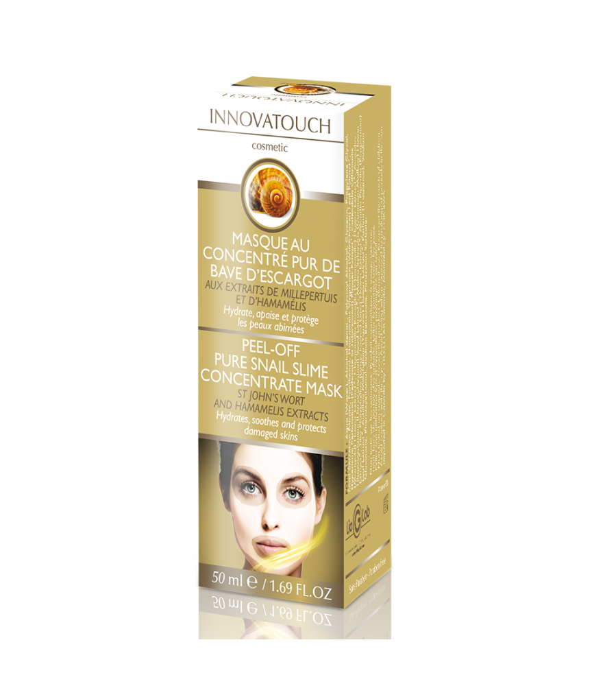 Masque Peel Off au concentré pur de bave d'escargot 50ml Innovatouch Cosmetic Masque Peel Off au concentré pur de bave d'escargot 50ml Innovatouch Cosmetic