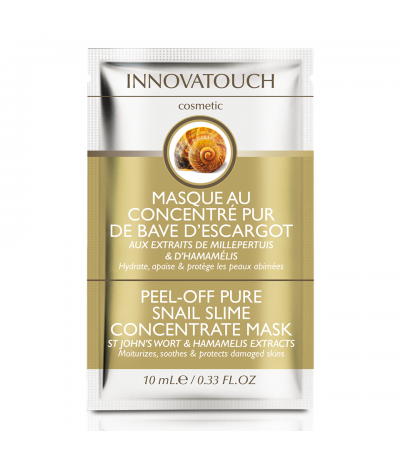 Masque Peel Off au concentré pur de bave d'escargot sachet 10ml Innovatouch Cosmetic Masque Peel Off au concentré pur de bave d'escargot sachet 10ml Innovatouch Cosmetic