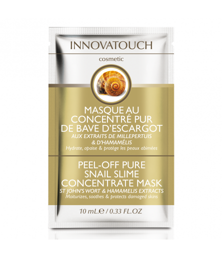 Masque Peel Off au concentré pur de bave d'escargot sachet 10ml Innovatouch Cosmetic