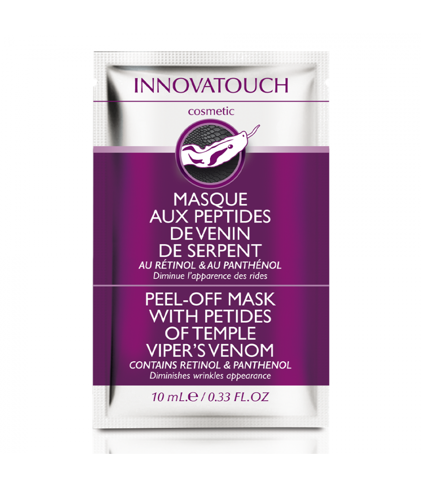Masque Peel Off aux Peptides de Venin de Serpent 10ml Innovatouch Cosmetic Masque Peel Off aux Peptides de Venin de Serpent 10ml Innovatouch Cosmetic