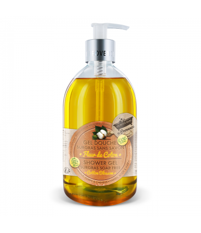 Gel douche 500 ml Fleur de Coton Les Petits Bains de Provence Gel douche 500 ml Fleur de Coton Les Petits Bains de Provence
