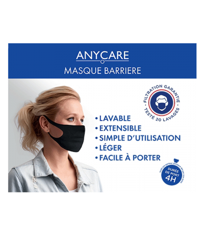 Masque Barrière Noir Anycare