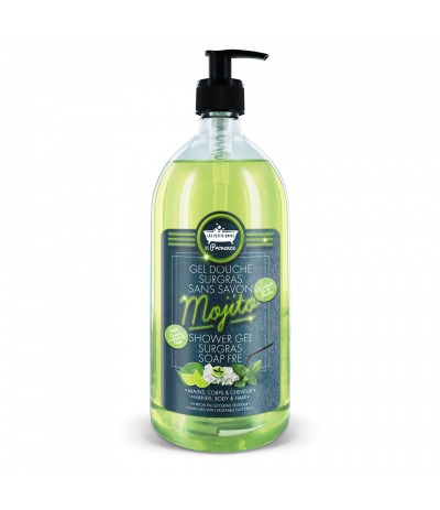 Gel Douche Cocktail Mojito 1 Litre Les Petits Bains de Provence