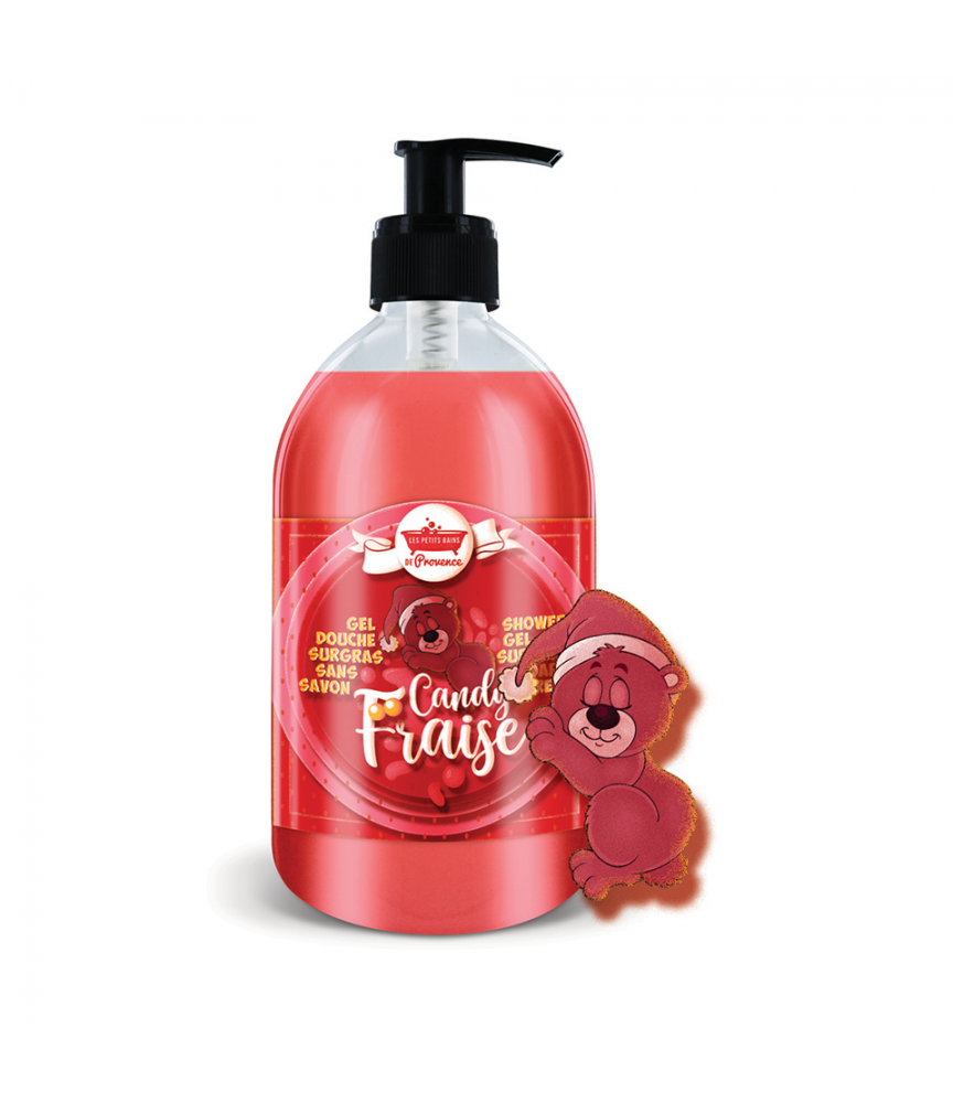 Gel Douche Enfants Candy Fraise 500ml Les Petits Bains de Provence