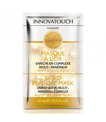 Masque Peel Off à l'or sachet 10ml Innovatouch Cosmetic