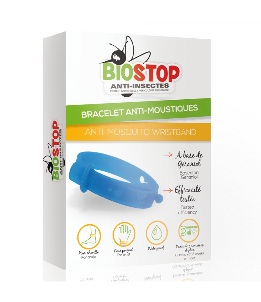 Bracelet anti-moustiques Adulte Biostop
