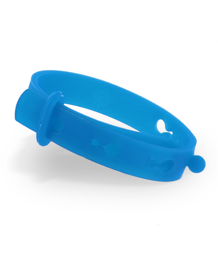 Bracelet anti-moustiques Adulte bleu Biostop