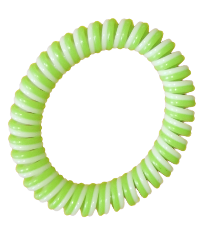Bracelet citronnelle bicolore Biostop vert