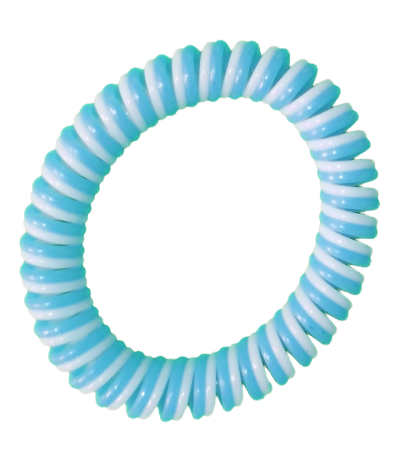 Bracelet citronnelle bicolore Biostop bleu