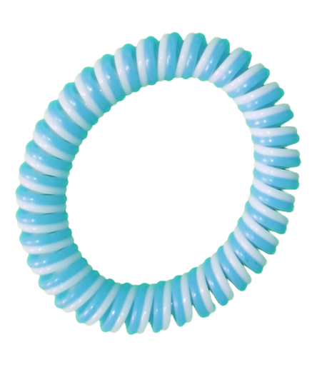 Bracelet citronnelle bicolore Biostop bleu