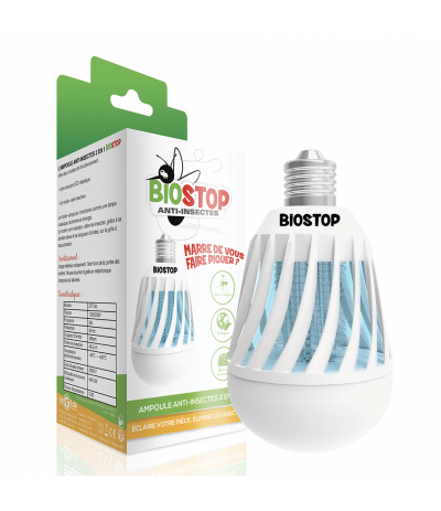 Ampoule anti-insectes 2 en 1 DYT-83 Biostop