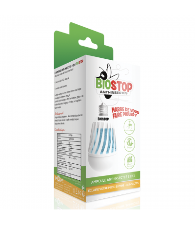 Ampoule anti-insectes 2 en 1 DYT-83 Biostop